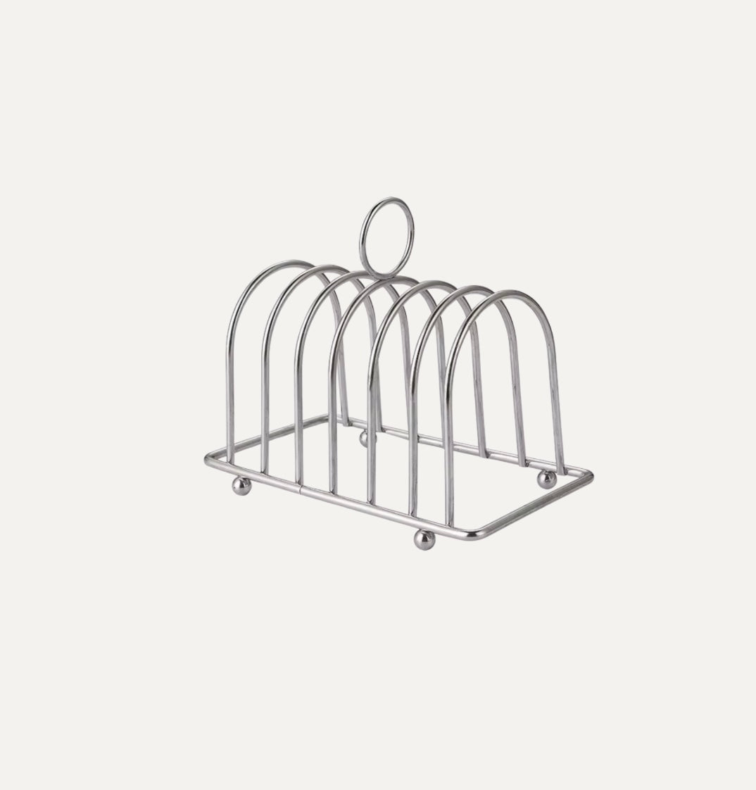 Stainless steel toast holder